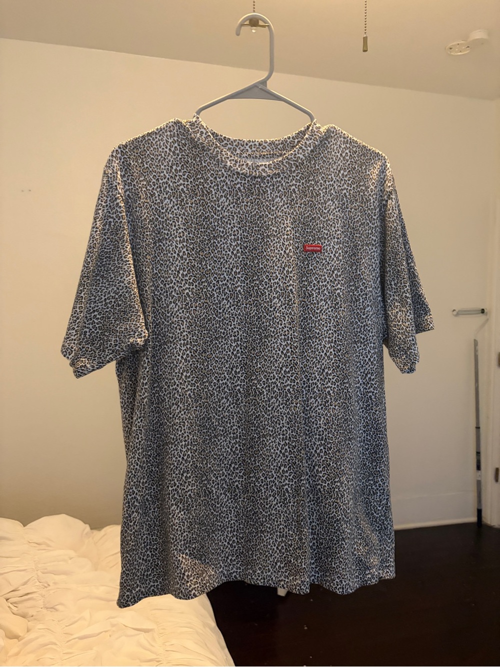 Supreme Leopard Print Box Tee
